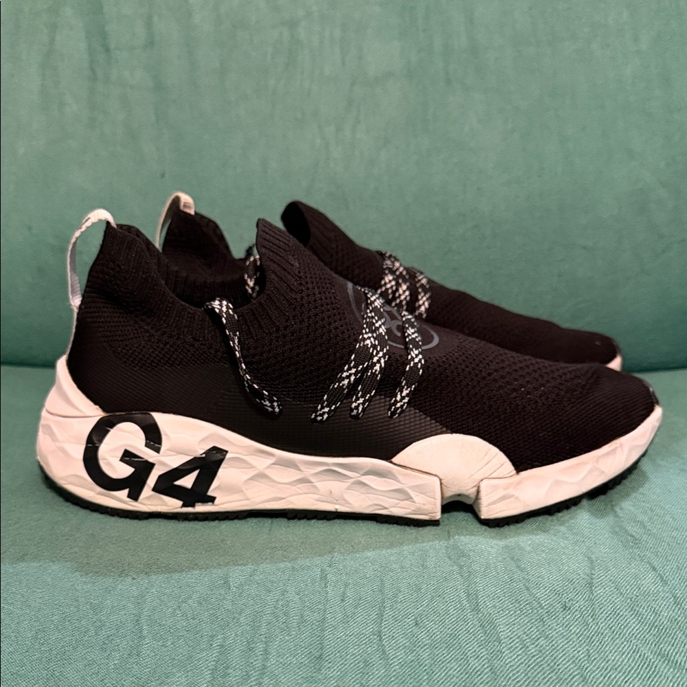 G/FORE MG4.1 Men’s Size 12 Black Fore Play Knit Athletic Spikeless Golf Shoes